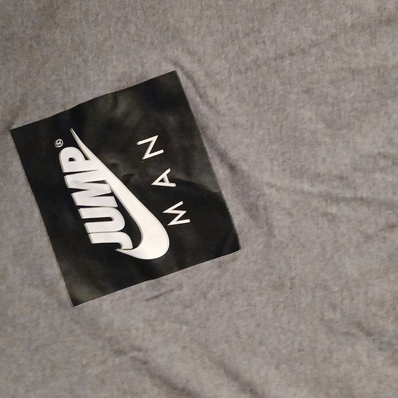 Nike jump man grey tee shirt size large - Picture 2 of 8